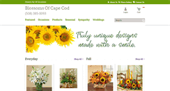 Desktop Screenshot of blossomsofcapecod.com